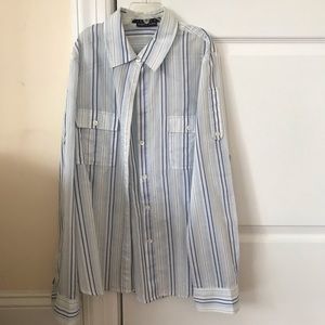 Theory for Bergdorf Goodman striped shirt